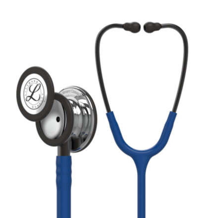 Estetoscopio Littmann Classic III Tubo Azul Marino Terminado Espejo (5863)