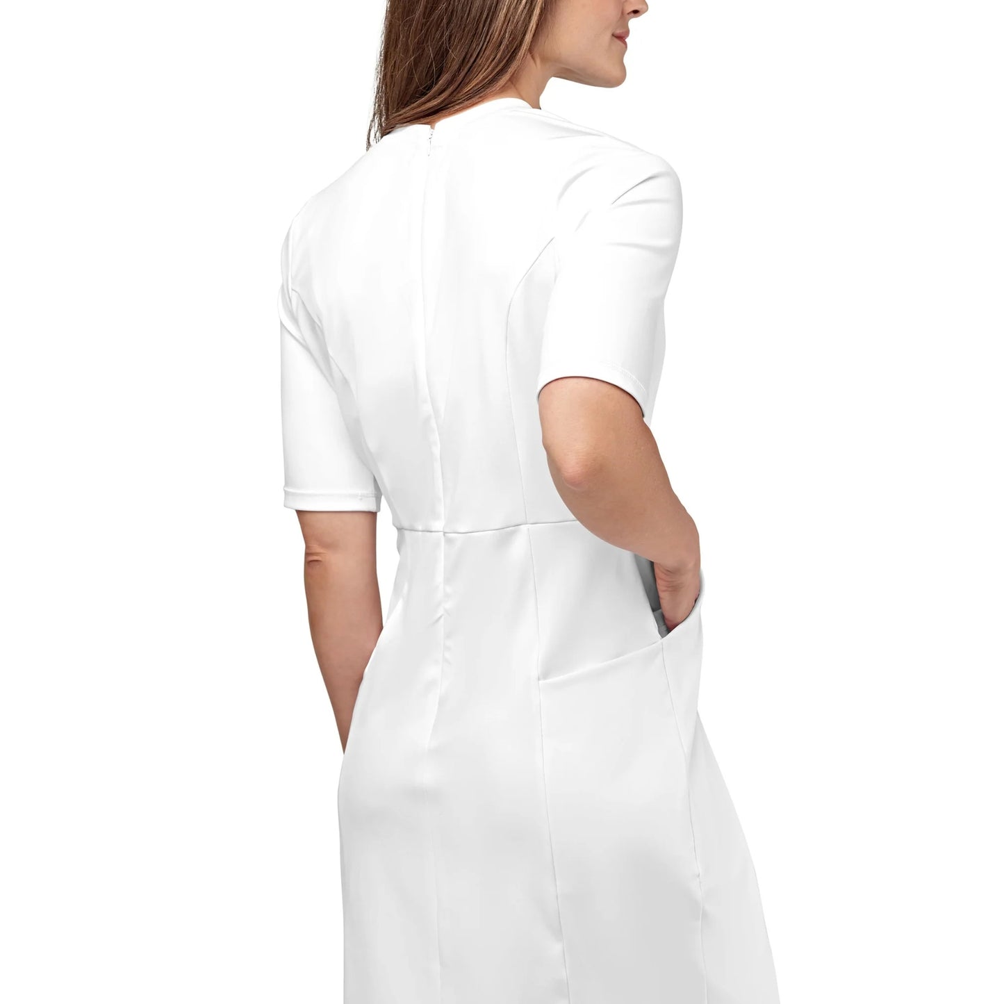 Vestido Médico para Mujer con HeiQ EcoDry: Alto Desempeño en Repelencia a Fluidos / Uniforme Médico Marca Wink