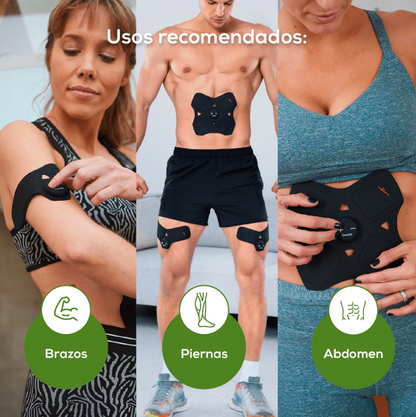 Pad electroestimulador de abdomen y brazos ideal para el entrenamiento EM22 Marca Beurer