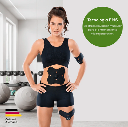 Pad electroestimulador de abdomen y brazos ideal para el entrenamiento EM22 Marca Beurer