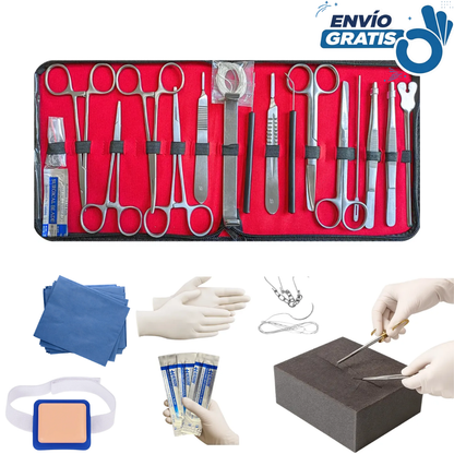 Estuche de Disección 26 piezas Hergom Silvery