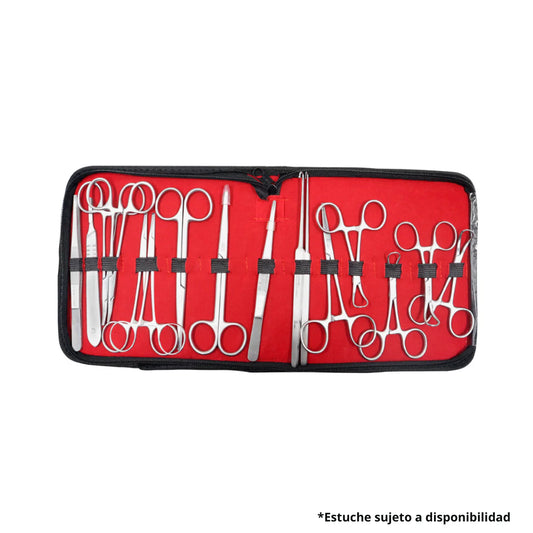 Set Veterinario para Esterilización de 16 piezas | Marca Hergom