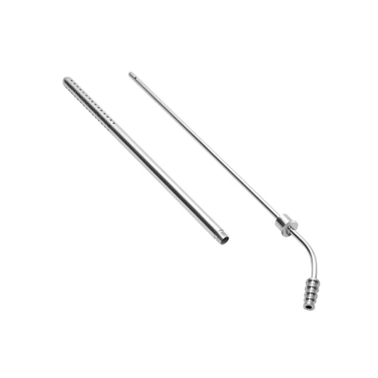 Cánula Poole Hergom Medical | Acero inoxidable de alta calidad