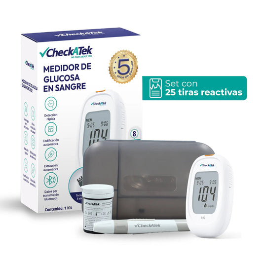 Glucómetro digital portátil GL582 | Marca Checkatek