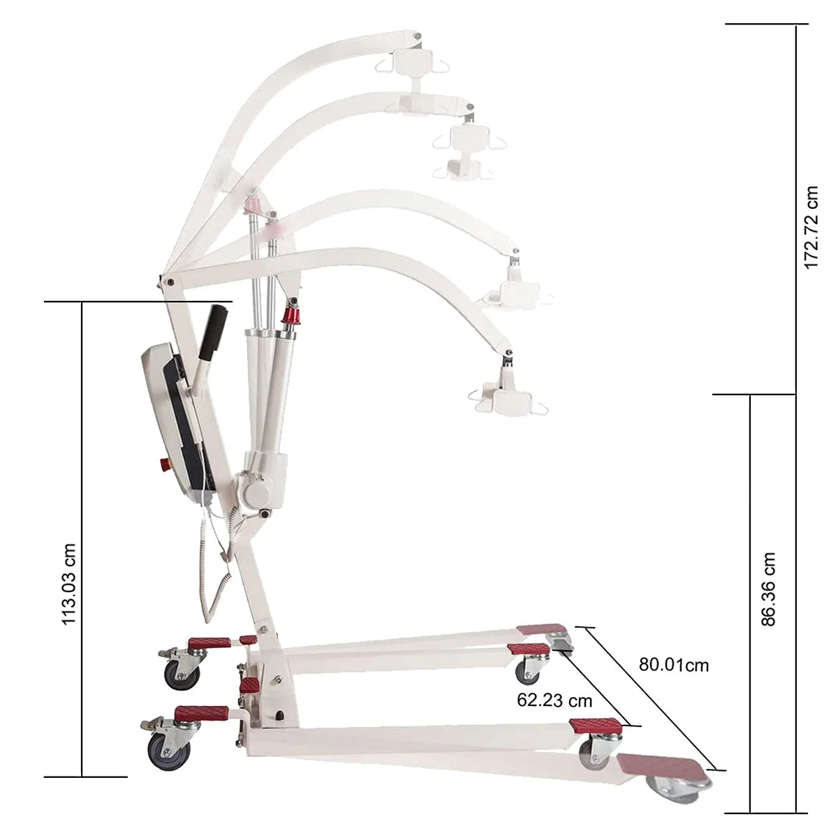 Grúa Eléctrica Para Elevación de Paciente con Arnés Standard - Marca Handy