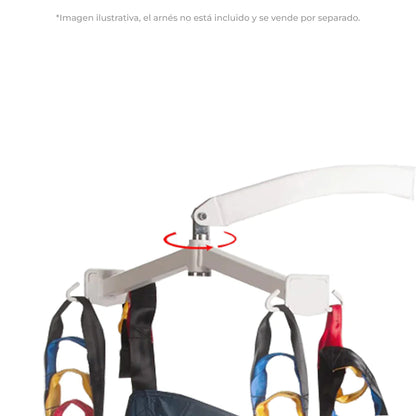 Grúa Hidráulica para Elevación de Paciente Manual con Arnés Standard - Marca Handy