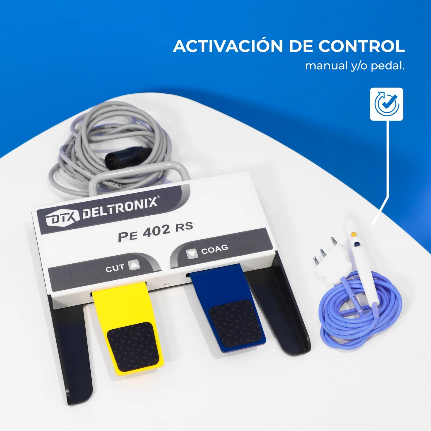 Unidad de electrocirugía de alta frecuencia veterinario de 150 w con función bipolar - Marca Deltronix