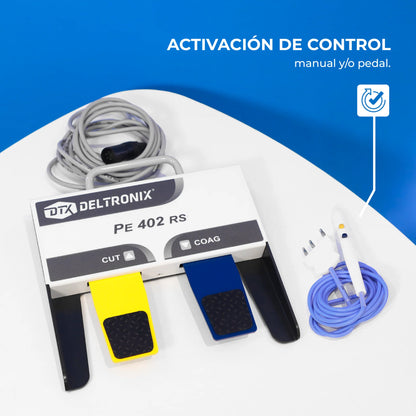 Unidad de electrocirugía de alta frecuencia veterinario de 150 w con función bipolar - Marca Deltronix