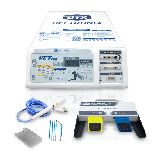 Unidad de electrocirugía de alta frecuencia veterinario de 150 w con función bipolar - Marca Deltronix