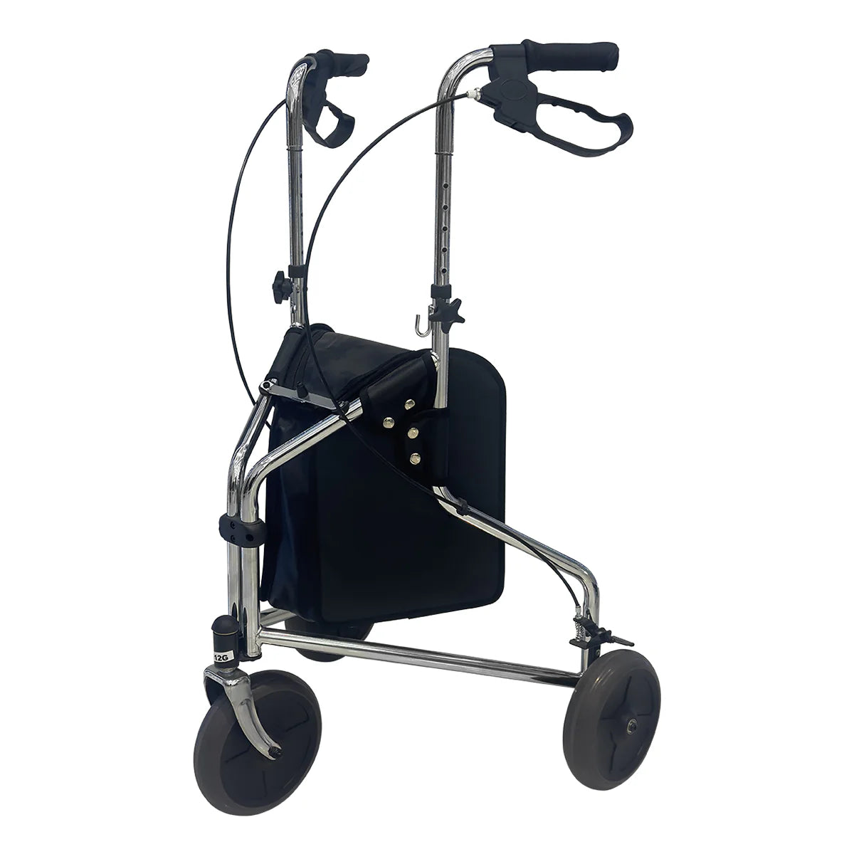 Andadera para adulto plegable de 3 ruedas y frenos para mayor seguridad Marca Handy