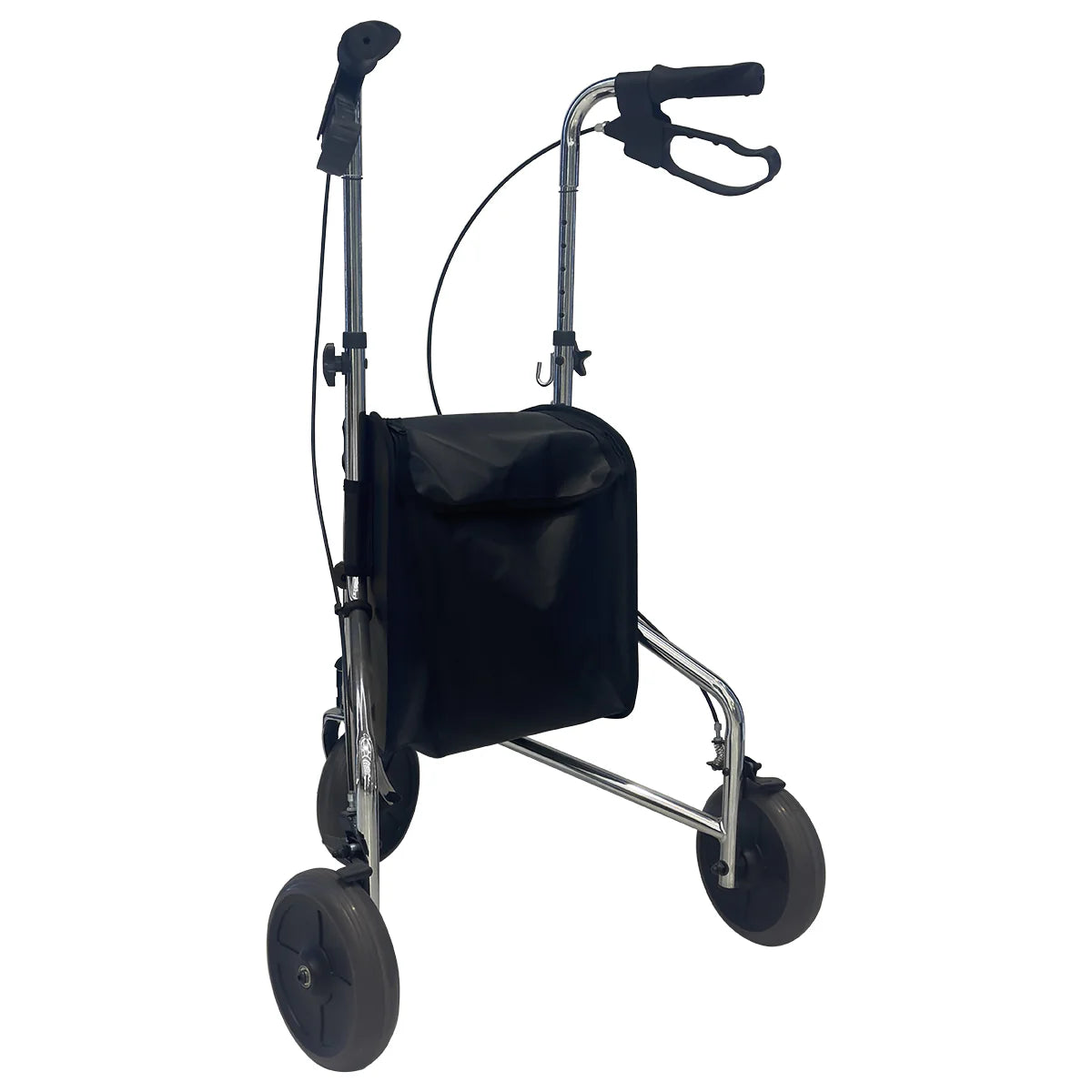 Andadera para adulto plegable de 3 ruedas y frenos para mayor seguridad Marca Handy