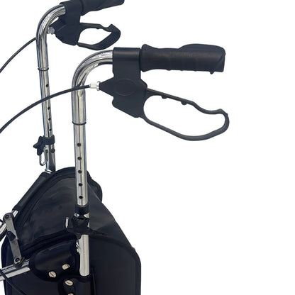 Andadera para adulto plegable de 3 ruedas y frenos para mayor seguridad Marca Handy