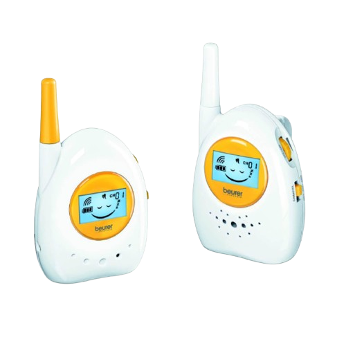 Intercomunicadores para Bebé de 2 Canales, Comunicación Unidireccional, Alcance de Hasta 800 mts, Volumen Ajustable / JBY84 Marca Beurer