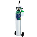 Tanque de oxígeno de 680 LTS, con accesorios, regulador, puntas nasales para adulto, vaso humidifcador y carro porta tanque, (Sin oxígeno) - Marca Handy