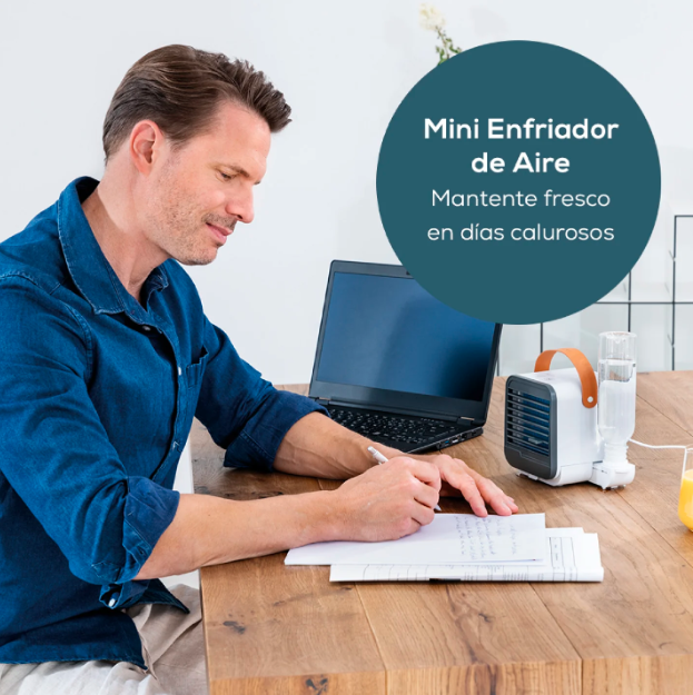 Enfriador y ventilador de Aire Portátil USB / Mini Aire Acondicionado LV50