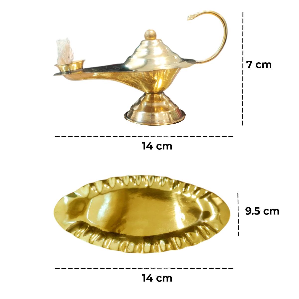 Lámpara de Aladino con Mecha