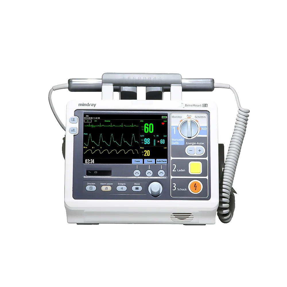 BeneHeart D3 Monitor 4 en 1 Desfibrilación Manual, DEA y Marcapasos / BeneHeart D3 Marca Mindray