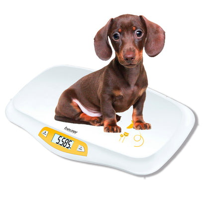 Báscula Veterinaria Digital Multifuncional con capacidad de 20kg BY80VET Marca Beurer