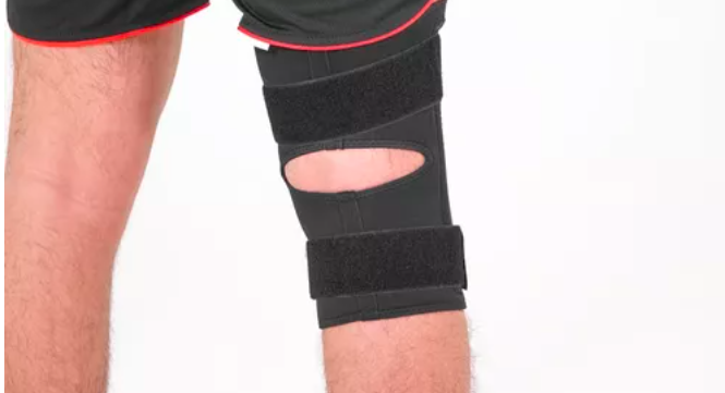 Rodillera Premium Abierta con Estabilizador de Rótula y DOBLE Soporte Lateral Flexible