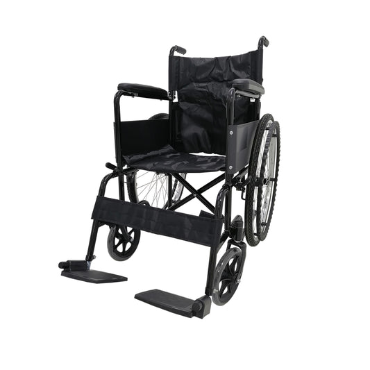 Silla De Ruedas Neumática El Doc, Estructura de Acero, Freno de Seguridad y Llantas Neumática Básica