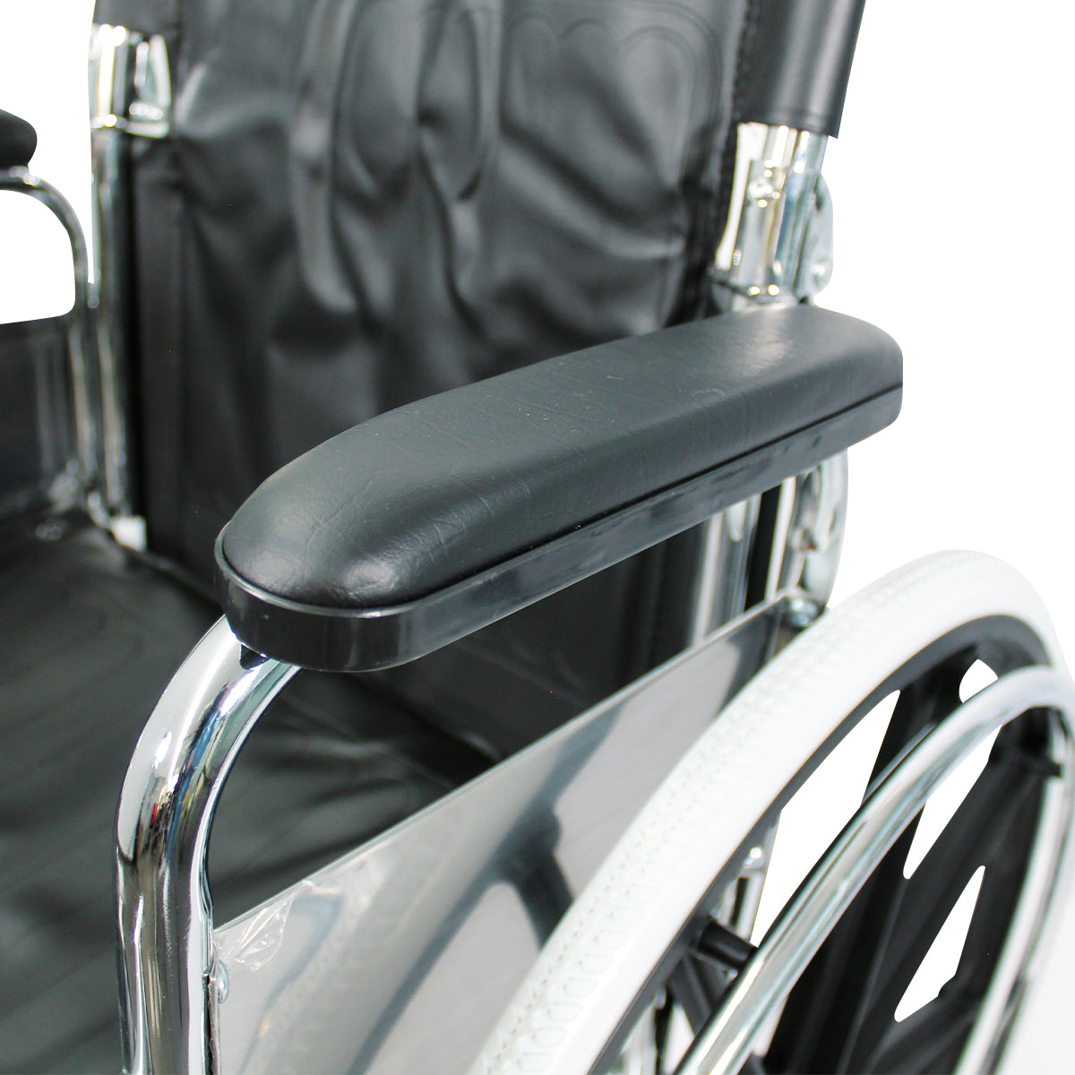 Silla De Ruedas HANDY Estructura Tubular Plegable, con Reposapiés Desmontable y Frenos Reforzados / S300 Marca Handy