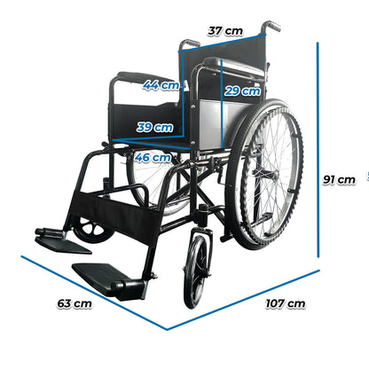 Silla de Ruedas Handy S150B Cap.Carga 100kg.