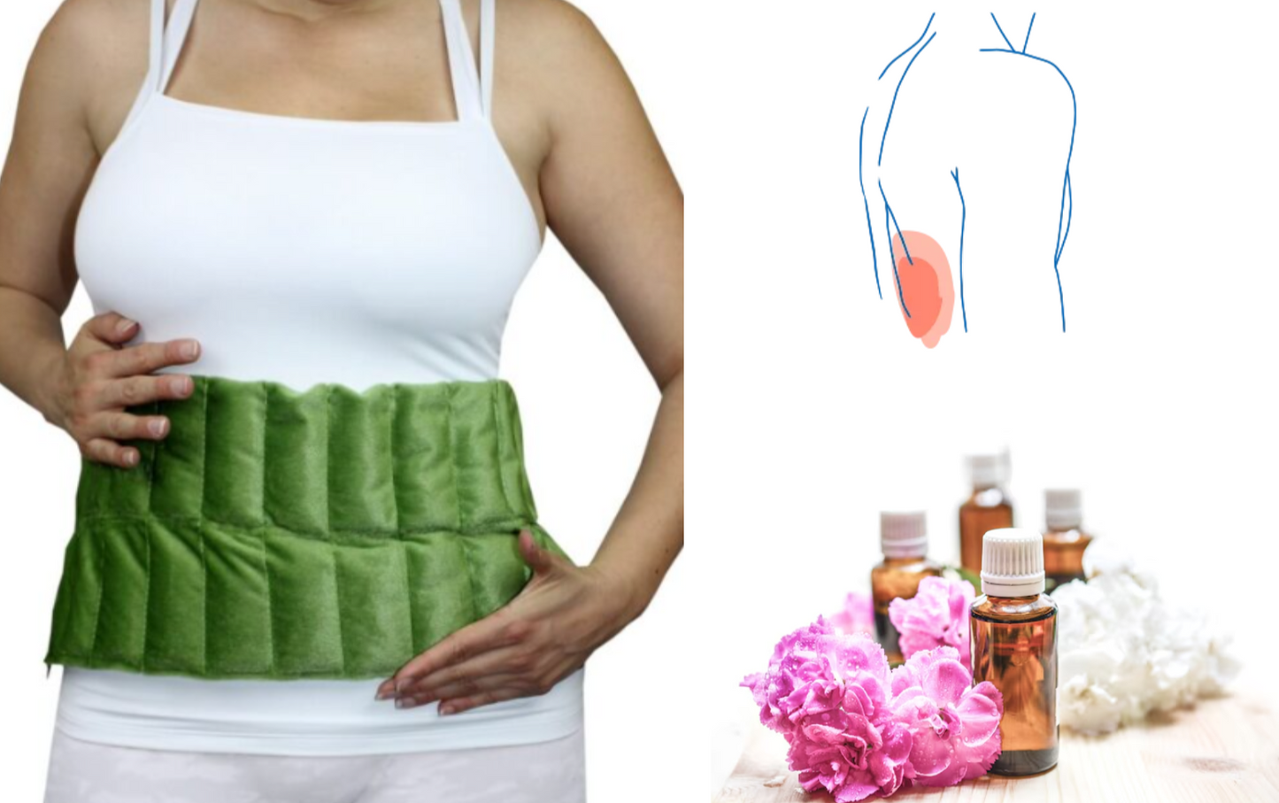 Compresa Lumbar Térmica de Semilla Aromaterapia