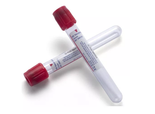 TUBO VACUT ROJO 6 ML 13X100 PZ (BBD-368175-1)