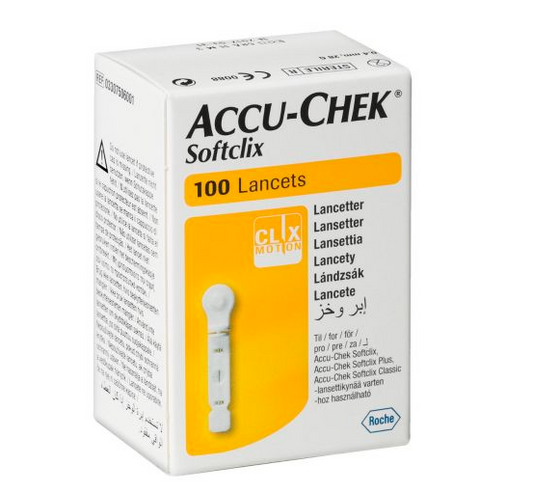 Lancetas ACCU-CHECK Softclix 100 Piezas