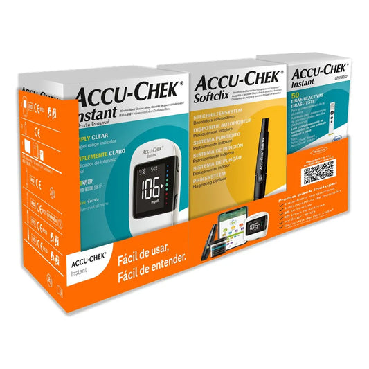 Accu Check PROMO PACK Instant + Softclix + Tiras Reactivas