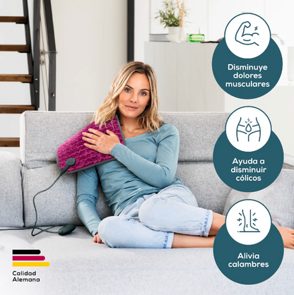 Almohadilla Térmica Extra Grande con 3 Niveles de Temperatura, Superficie Suave, Transpirable y Calentamiento Ultrarrápido / HK123
