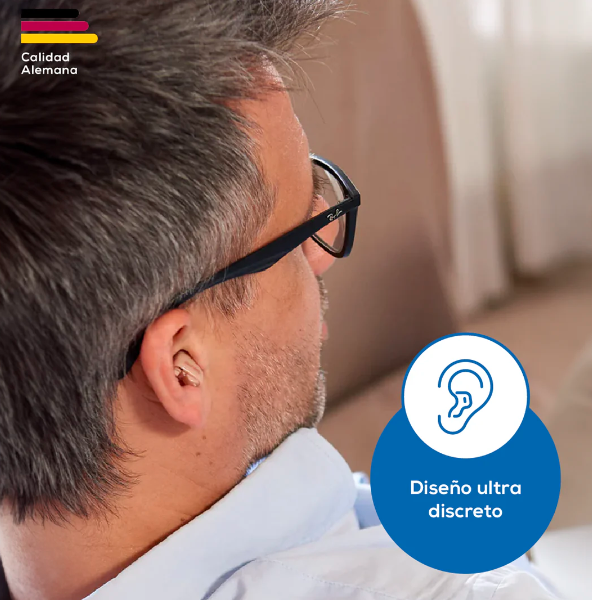 Aparato Auditivo HA60 Par Beurer / Amplificador Auditivo Ultra Discreto, Auxiliar para Oído