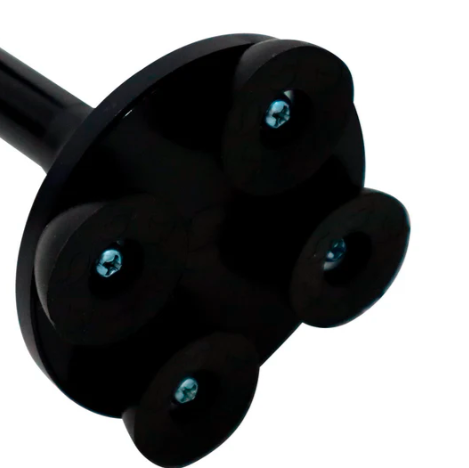 Bastón de aluminio plegable con luz led y base de pie giratoria - Marca Handy BSTEPXL