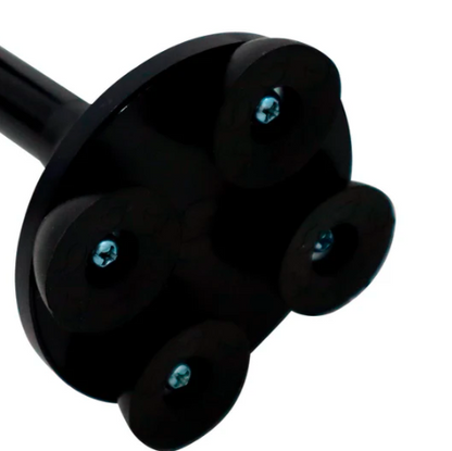 Bastón de aluminio plegable con luz led y base de pie giratoria - Marca Handy BSTEPXL