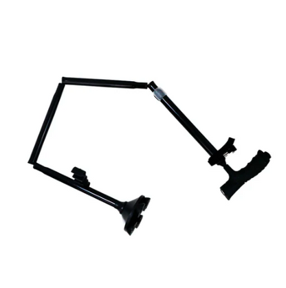 Bastón de aluminio plegable con luz led y base de pie giratoria - Marca Handy BSTEPXL