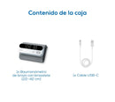 Baumanómetro digital de brazo recargable con indicador de riesgo LED, detección de arritmias, ideal para brazo de 22-42 cm con conexión bluetooth