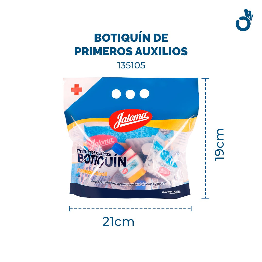 Botiquín de Primeros Auxilios de Bolsa Jaloma | Completo y Listo para Emergencias