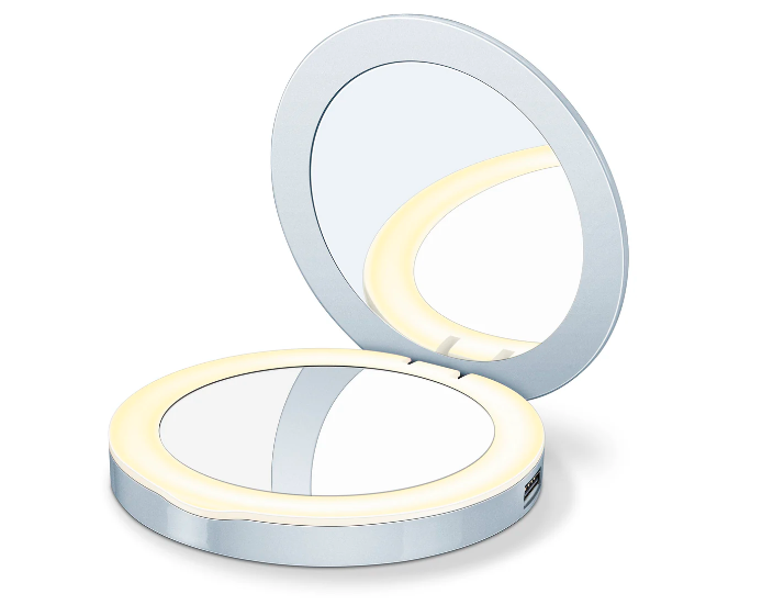 Espejo de Maquillaje con Luz y Función de Batería Externa BS39