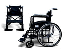 SILLA DE RUEDAS NEUMATICA COMPACTA CME-801BF