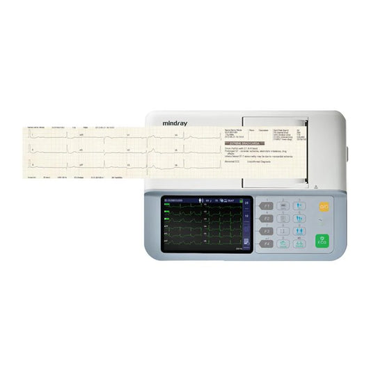 Electrocardiógrafo Portátil de 3 Canales, Pantalla 5 Pulgadas y Alta Resolución / BeneHeart R3 ECG Marca Mindray