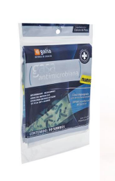 GASA ESTERILIZADA 10CMX10CM TIPO IV 8 CAPAS 24X20 ANTIMICROBIANA BOLSA C/10 (GT02995)