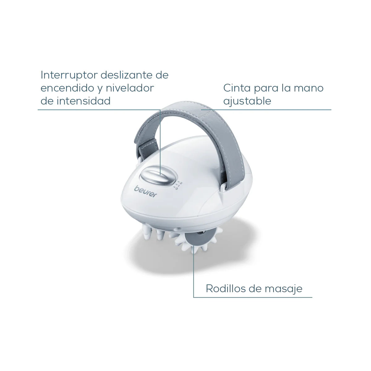 Masajeador anti-celulitis, afirma la piel, fácil de utilizar y diseño ergonómico para mayor comodidad Marca Beurer