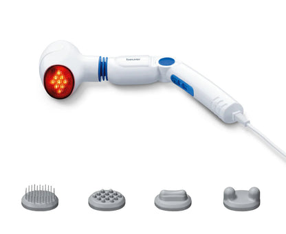 Masajeador portátil de vibración y masaje de calor por infrarrojos, 3 niveles de calor Marca Beurer