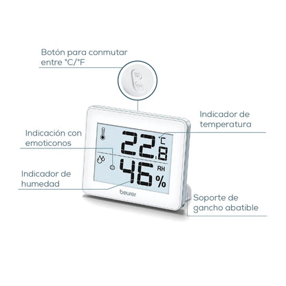 Termohigrómetro digital Marca Beurer