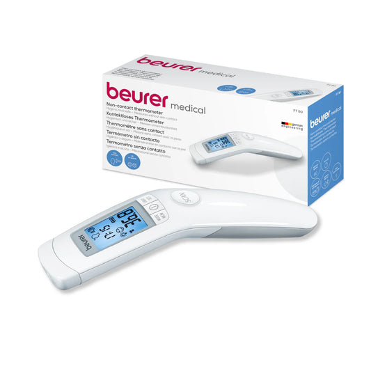 Termómetro digital para uso clínico sin contacto de medición rápida FT90 Marca Beurer