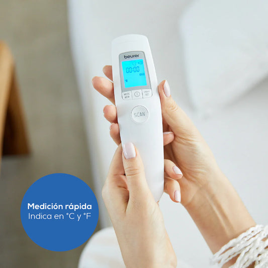 Termómetro digital para uso clínico sin contacto de medición rápida FT90 Marca Beurer