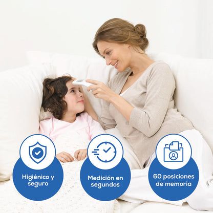 Termómetro digital para uso clínico sin contacto de medición rápida FT90 Marca Beurer
