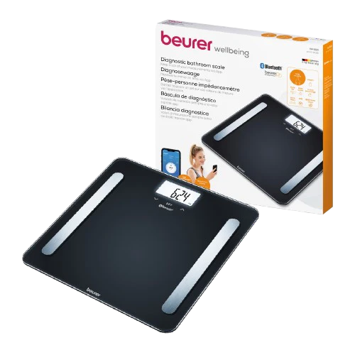 BASCULA DIAGNOSTICA PURE NEGRA. CAPACIDAD: 180 KG (BF600N)