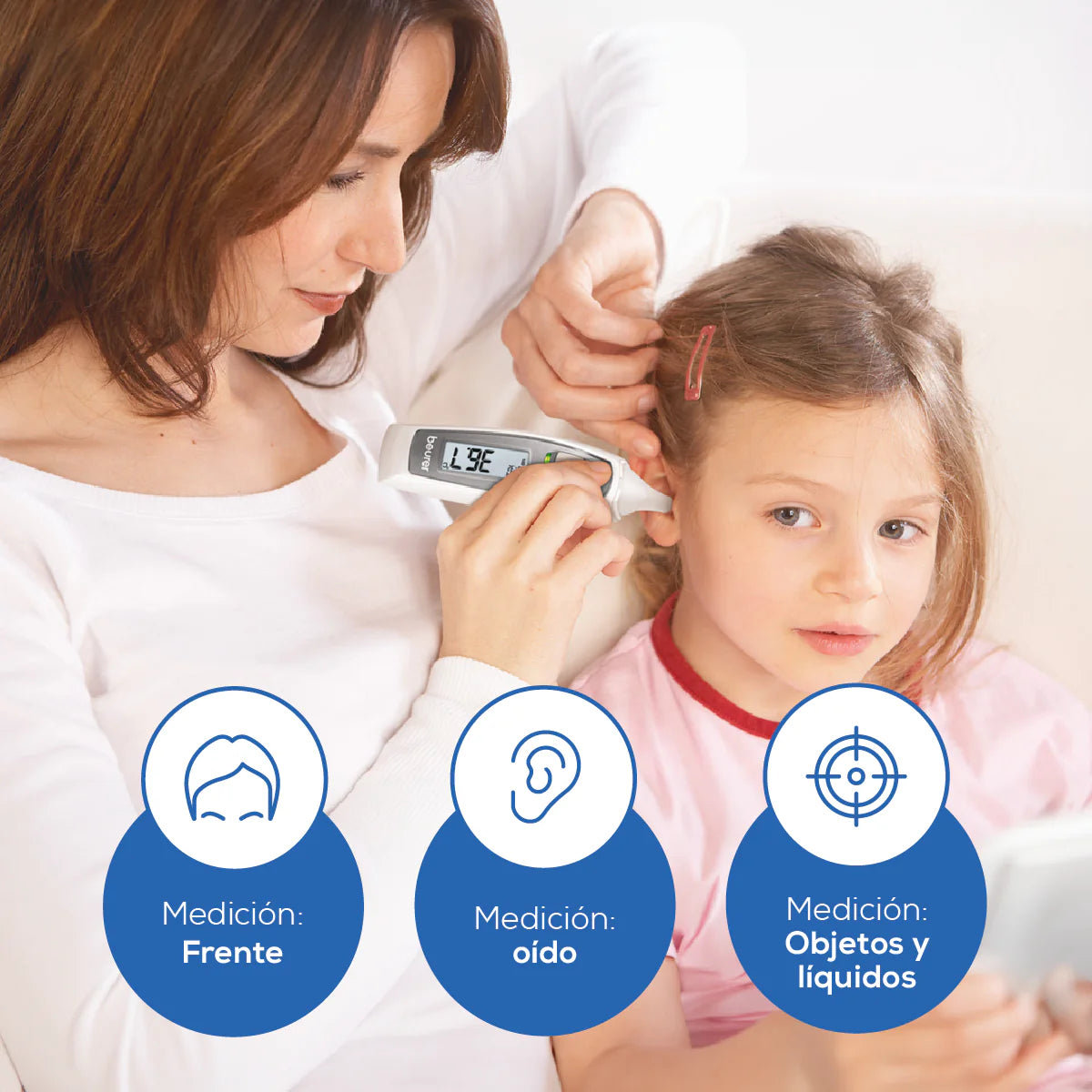 Termómetro Digital multifunción 6 en 1 Marca Beurer