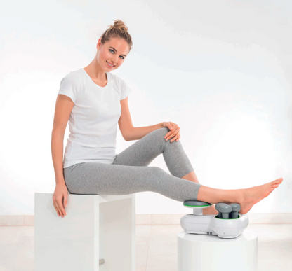 Aparato de Masaje del Tendón de Aquiles con 6 Cabezales de Masaje Giratorios y Accesorios Incluidos / FM200 Marca Beurer